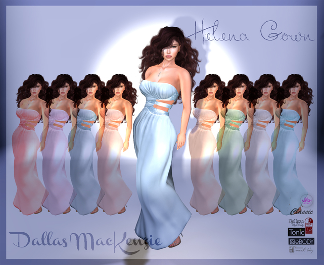 .::DM::. Helena Side Cut Out Gown - FATPACK