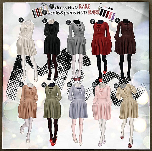 [1]"mignon." / dress HUD /-Mia. RARE
