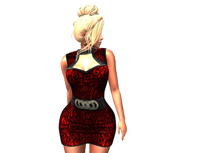 TIGHT Times Square Ruby Red Lace