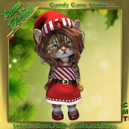 Peeps Dinkies Candy Cane Cutie