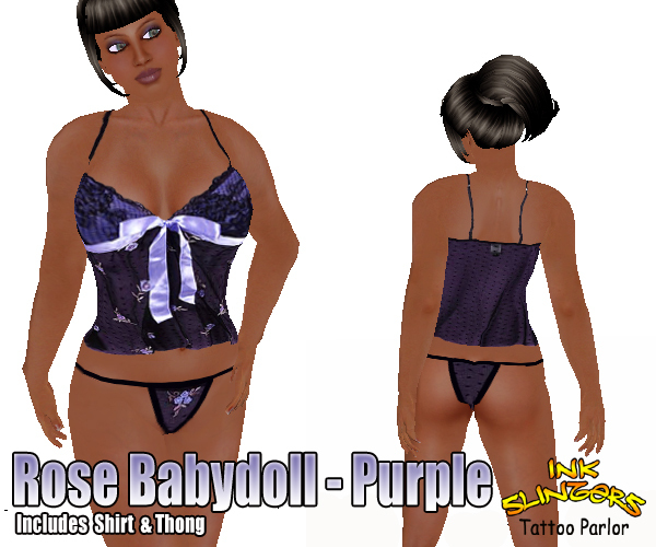 Rose Babydoll - Purple