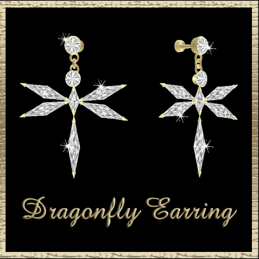 Dex's Dragonfly Earring In Gold