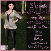 Stephanie Outfit 1 Grey Lines