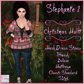 Stephanie Outfit 2 Christmas Multi