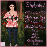 Stephanie Outfit 2 Christmas Red