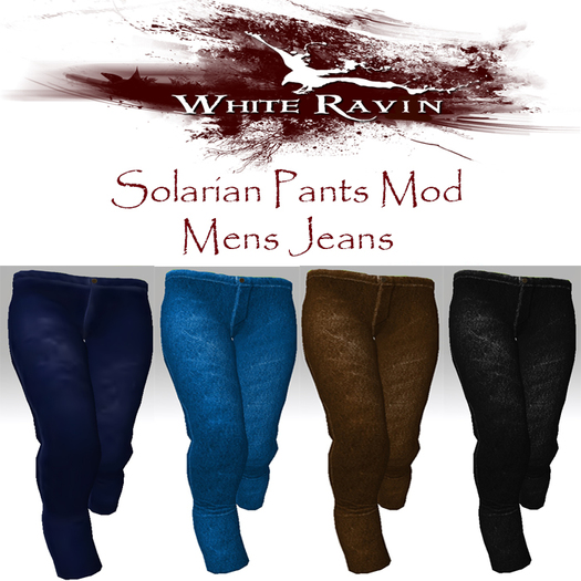 White Ravin Creations - Digileg Pants-Males Texture Applier