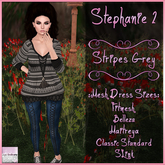 Stephanie Outfit 2 Stripes Grey