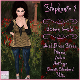 Stephanie Outfit 2 Woven Gold