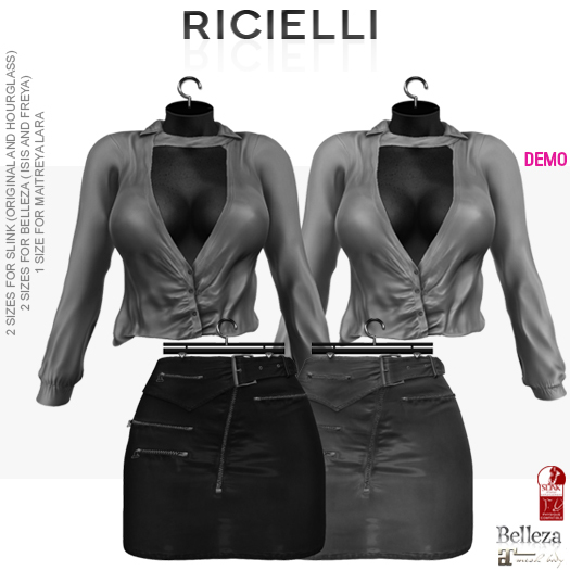 Ricielli - Heidi Blouse and Tyra Skirt DEMO