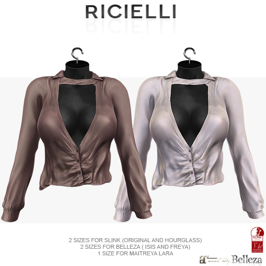 Ricielli Heidi Blouse / Pearl + Rose