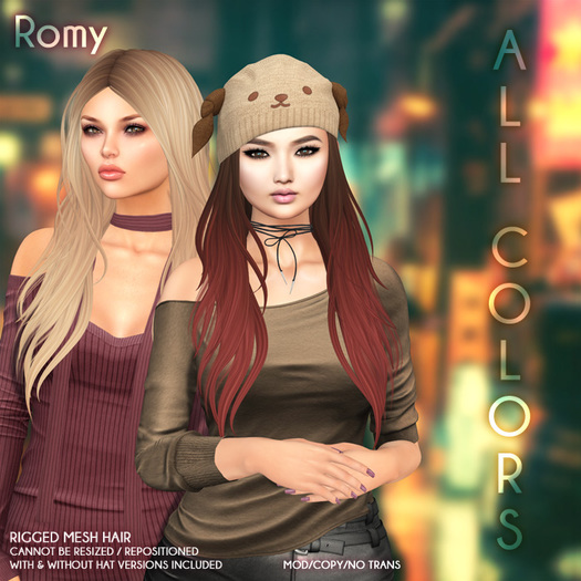 /Wasabi Pills/ Romy Mesh Hair - All colors