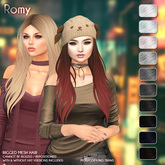 /Wasabi Pills/ Romy Mesh Hair - B&W