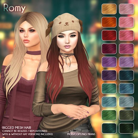 /Wasabi Pills/ Romy Mesh Hair - Fireworks
