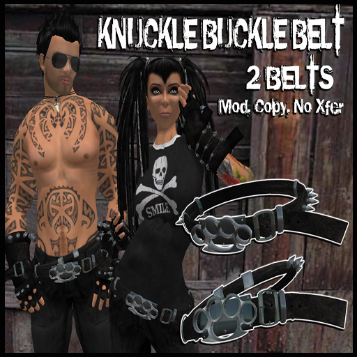 SiniStyle Knuckle Buckle Belt 