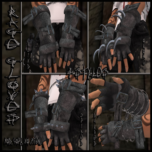 SiniStyle RaGe Gloves M (Gray)