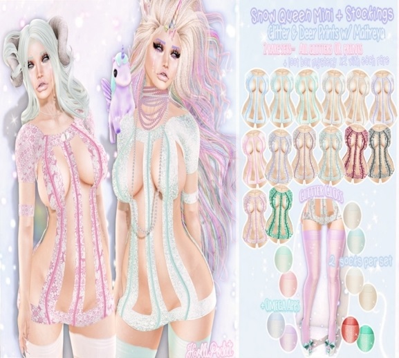 *HolliPocket* Snow Queen (TAN) GLITTER MAITREYA