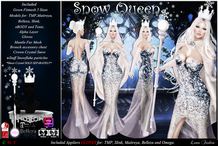 -Lamu Fashion-Gown *Snow Queen* DEMO