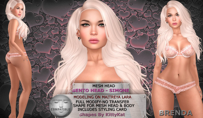 Shape by KittyKat - Brenda  -Lelutka Simone Bento