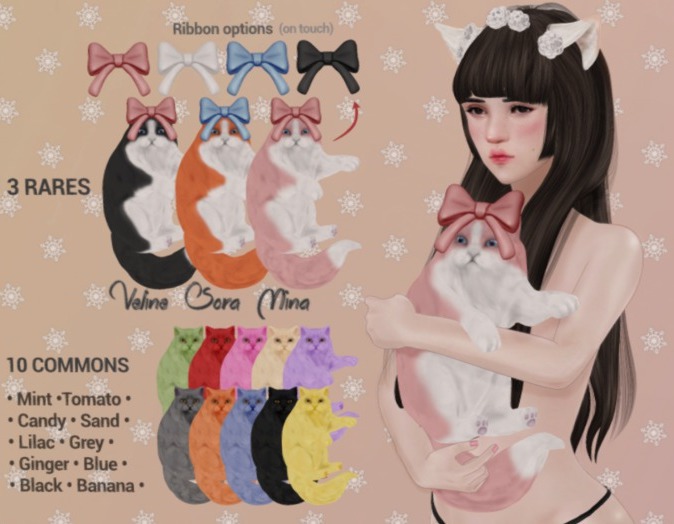 [La Baguette] Kitty xmass Present GACHA ~ Blue