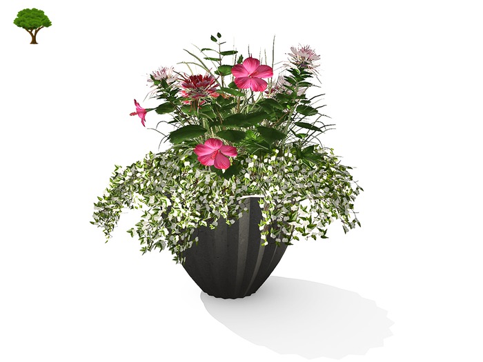 Mesh Flowers Planter Chris