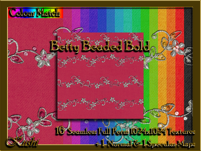 Betty Beaded BOLD Textures