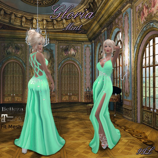 Gloria Dress- Mint
