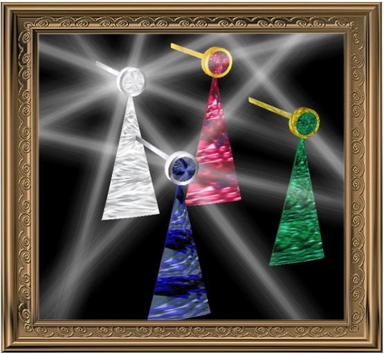 *Virtual Flexi Earrings, with drop down menu