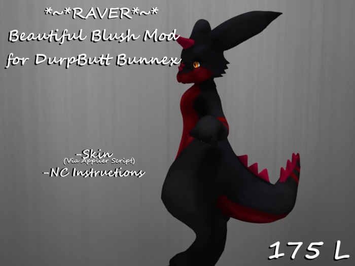*Raver* Beautiful Blush Mod for DurpButt Bunnex BOXED
