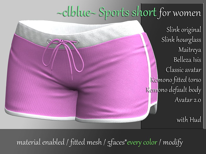 ~clblue~Sports_shorts(ladies)