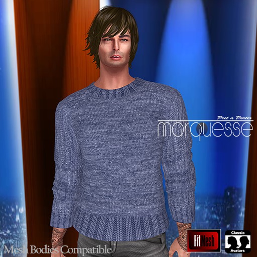 [Marquesse] Ricky Sweater Ink Blue