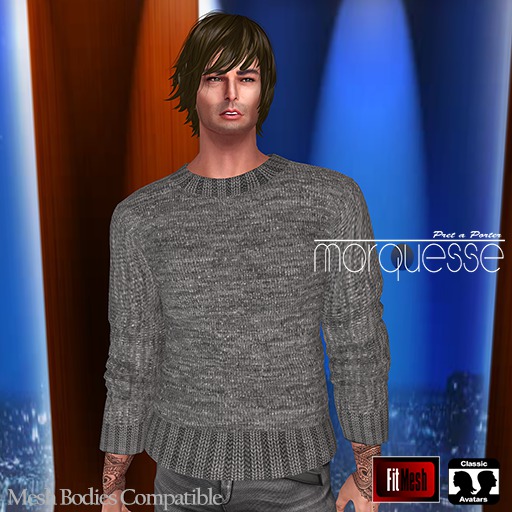 [Marquesse] Ricky Sweater Grey