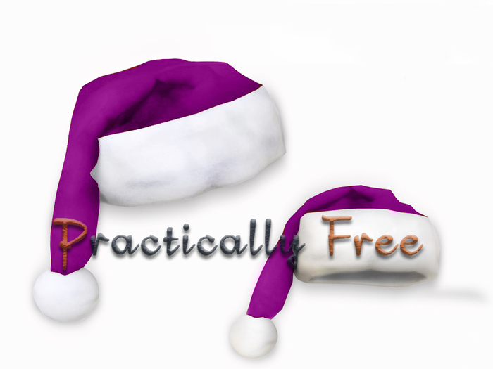 Mesh_Santa's Hat Pink