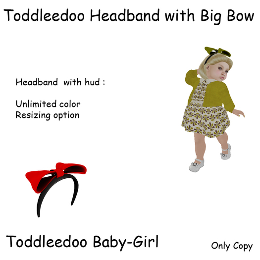 Toddleedoo Headband with Big Bow