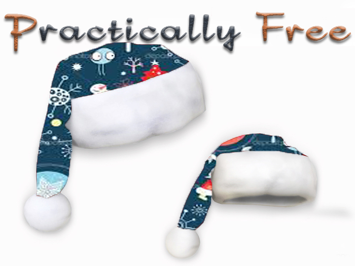 Mesh_Santa's Hat Noel