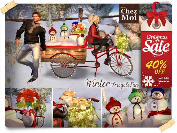 WinterTricycleFun ♥ NEW Chez Moi