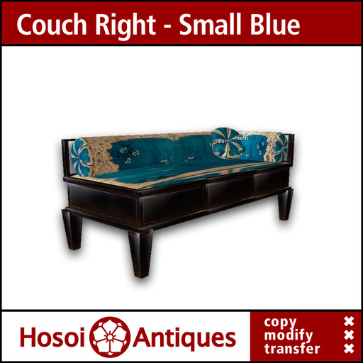 HIUP0 - Asian Couch Corner Right - Small Blue