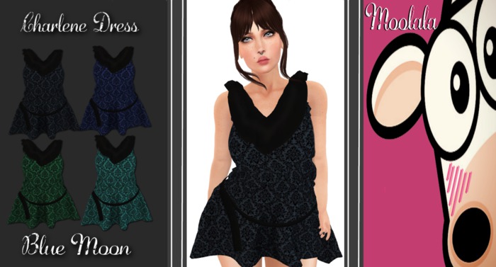 ~*Moolala*~ Charlene Dress - Blue Moon