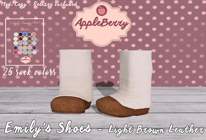 .ab - Emily's Boots - Light Brown Leather - Toddleedoo Compatible