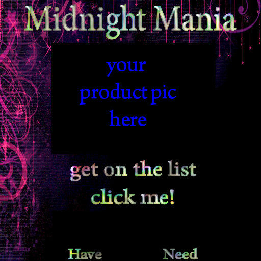 Midnight Mania textures stardust