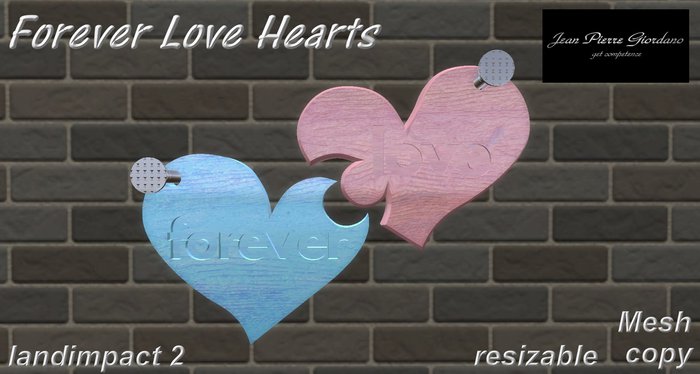 Forever Love Hearts rs mesh BOX