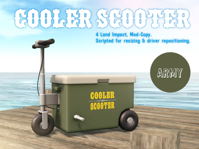BALACLAVA!! Cooler Scooter - Army