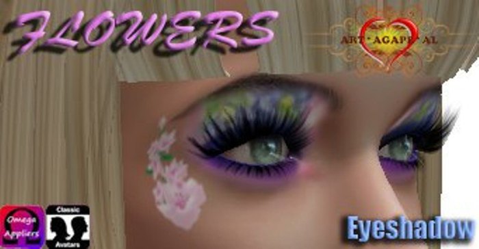 ART*AGAPE*AL eyeshadow Flowers