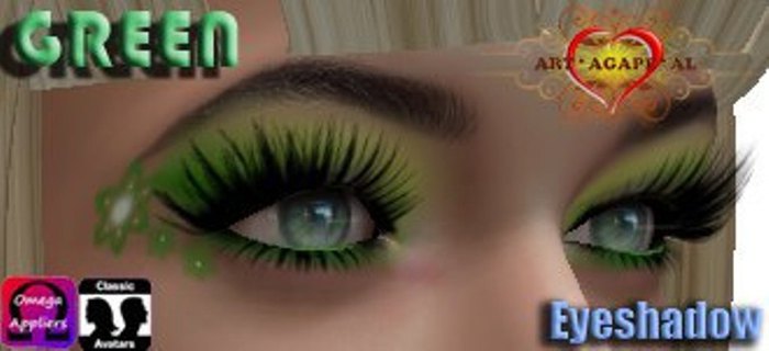 ART*AGAPE*AL eyeshadow green