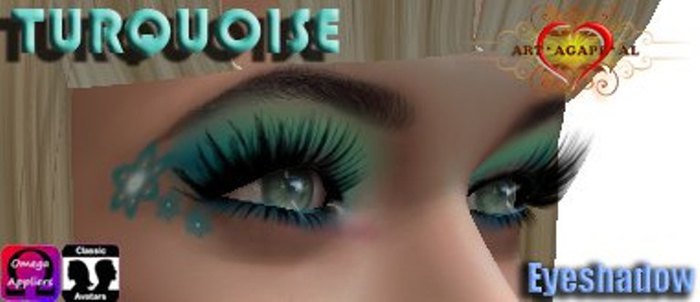 ART*AGAPE*AL eyeshadow turquoise