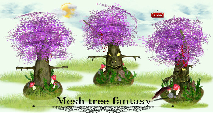 *Mesh tree fantasy(copy&modify) v. 2