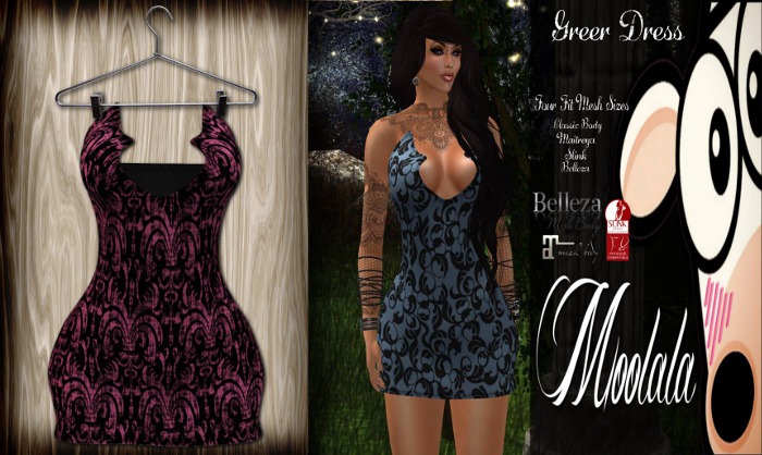 ~*Moolala*~Greer Dress - Gothic Pink