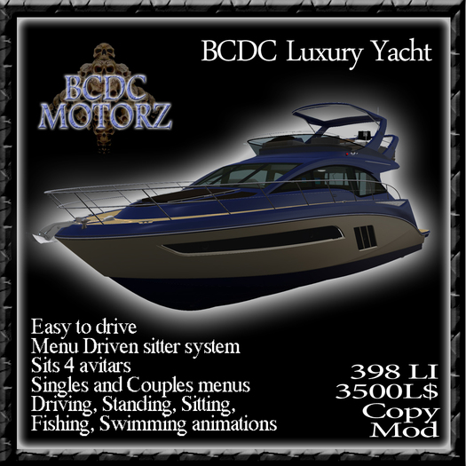 BCDC Blue Even Keel YACHT