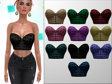 TF: Wave Cropped Leather Bustier FATPACK