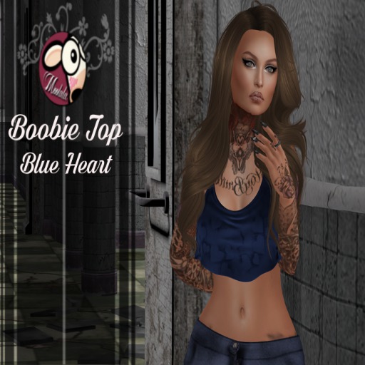 ~*Moolala*~ Hot Top - Blue Heart