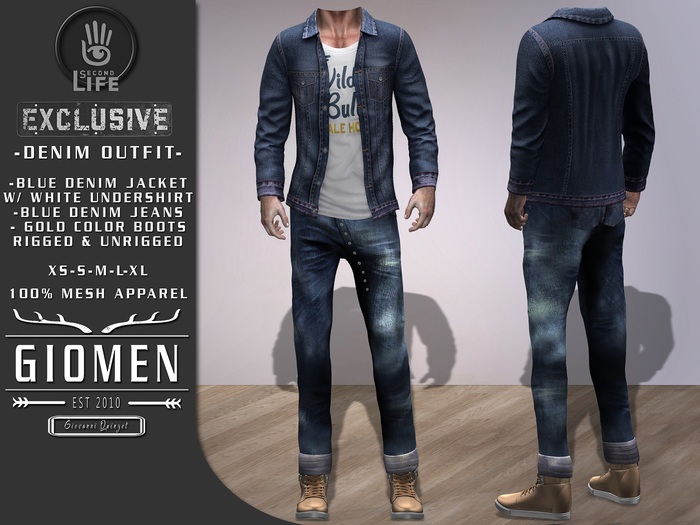 G I O M E N - [DENIM OUTFIT]